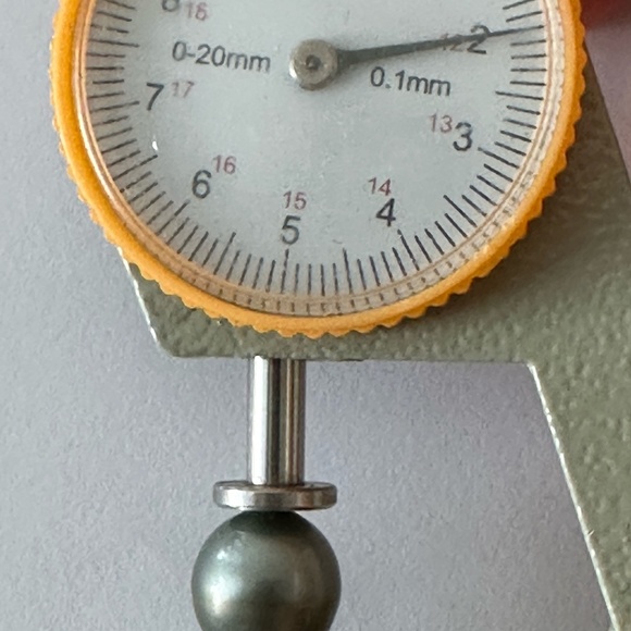 AUTHENTIC 12mm Real TAHITIAN Cultured Pearl - NO DYE - 925 Sterling Silver - Picture 8 of 8